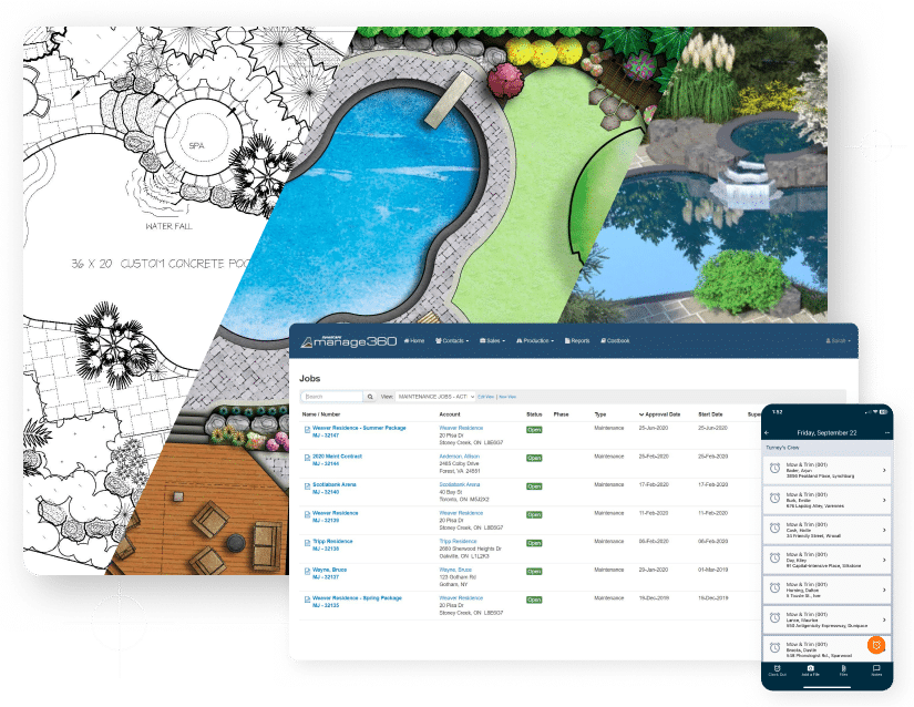 Dynascape Landscape software screenshots