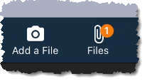 Mobile Menu Bar with Files