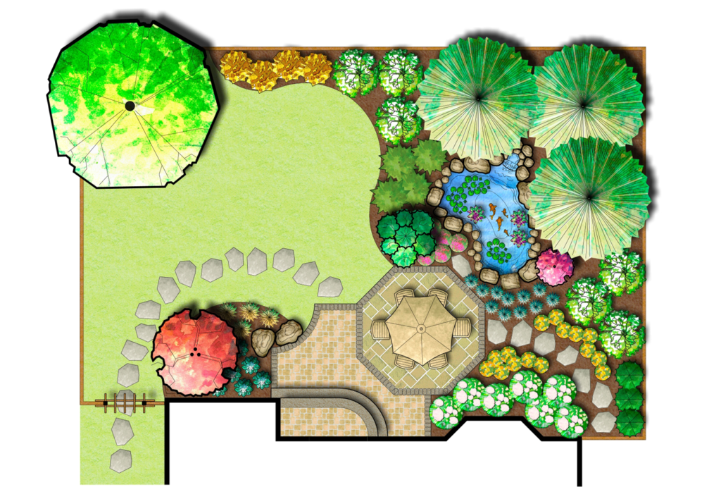 full color landscape design software